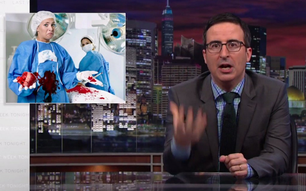 "That was the heart" - John Oliver