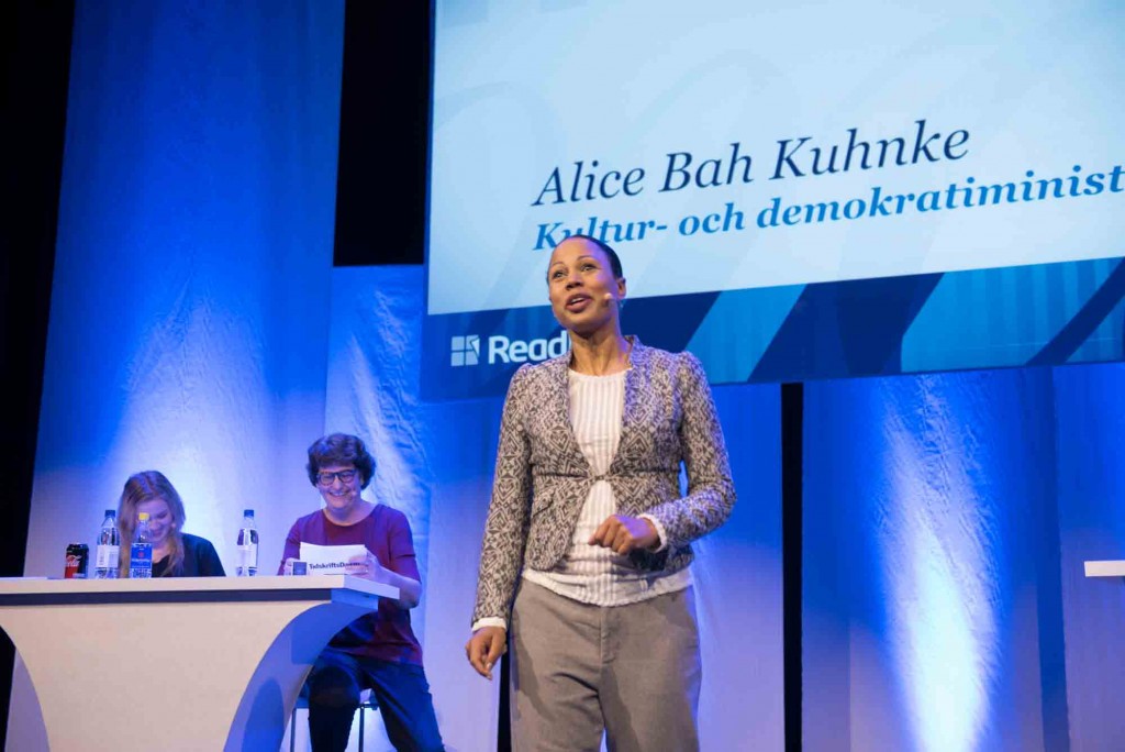 Tidskriftsdagen Alice Bah Kuhnke, kultur- och demokratiminister